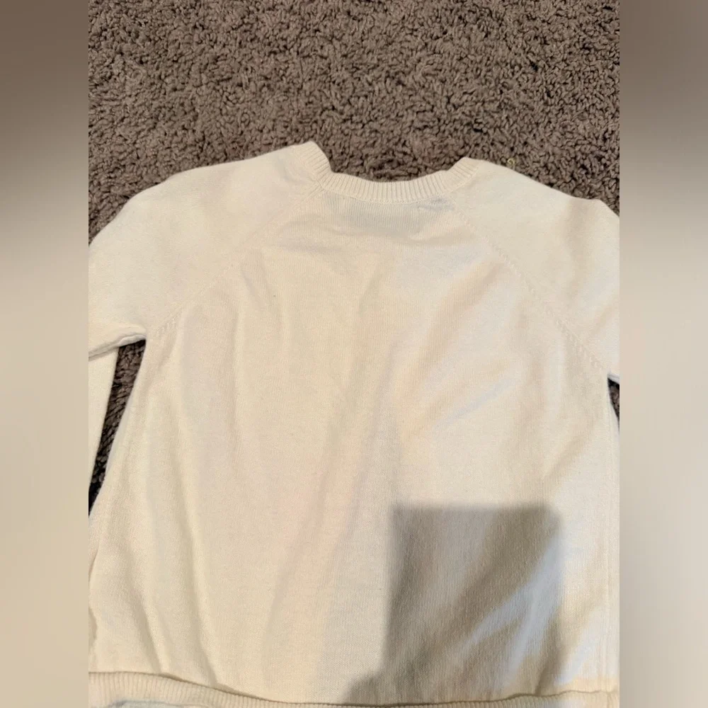 Old Navy Cream Girls' Button Cardigan Jacket